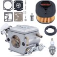 thumbnail image 1 of for Husqvarna 372XP 365 362 372 371 Chainsaw Replacement Parts, + Air Filter + Spark Plug + Repair Kit Replaces 5032818-01 503 28 32-03, 1 of 5