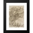 thumbnail image 2 of Auguste Louis Lepère 11x14 Black Modern Framed Museum Art Print Titled - Death and Passions Founding on Earth (1914), 2 of 5