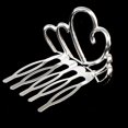 thumbnail image 4 of Tiara de Princesa Perfecl con Pinzas para el Cabello de Bodas Plata, 4 of 8