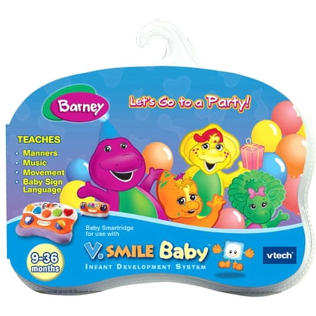 VTech V Smile Baby Smartridge: Barney, Let's Go to a Party!