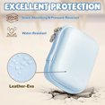 thumbnail image 3 of Digital Camera Case Compatible with CAMKORY/for KODAK PixPro FZ45/55 /for Lecran/for VAHOIALD FHD 1080P/for Nsoela, Small (Blue), 3 of 7