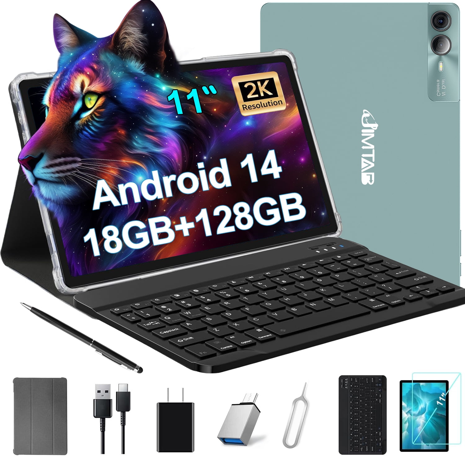 Hot Pepper Tablet DT40 6GB RAM 128GB ROM + 1TB Expansion With Case