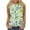 Green, variant on ZQUUVOU Tank Top For Women Summer Casual Printed Crew Neck Tops (Blue,L)
