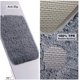 thumbnail image 5 of Alfombrilla de baño absorbente antideslizante extra gruesa alfombrilla de suelo de ducha de baño Chenille lavable a máquina (gris, 60_x_90_cm) JFHHH pequeña, 5 of 5