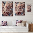 thumbnail image 4 of Designart "Flowers Pastel flowers I" Apple Blossom Print on Natural Pine Wood, 4 of 5