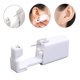 thumbnail image 2 of Einweg Sicherheit Body Nase Lippe Nabel Ohr Piercing Gun Pierce Stanz Werkzeug Beauty Kit mit Krone weiß Stahl Ohr Ohrstecker Asepsis (2 piezas) Zhivalor Aretes, 2 of 5
