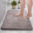 thumbnail image 2 of Alfombra de baño, alfombra antideslizante de Color sólido súper absorbente para dormitorio, 2 of 8