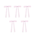 thumbnail image 2 of Puntoco Pinzas para el cabello para mujer con lazo de cinta con borlas de cola larga - Accesorios de color - Lazo en forma de garra para niñas 5 piezas, 2 of 5