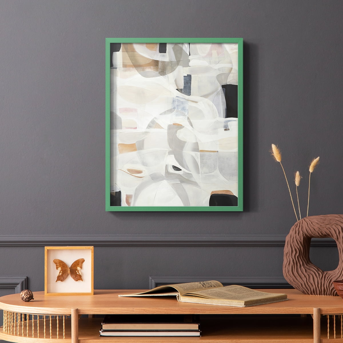 Windswept Framed Print - Solid Wood in Single Picture Frame Solid Wood 2 Framed Print