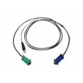 thumbnail image 1 of IOGEAR G2L5202UTAA - Câble Clavier / Vidéo / Souris (KVM) - USB, HD-15 (VGA) (m) à HD-15 (VGA) (m) - 6 Pieds, 1 of 1