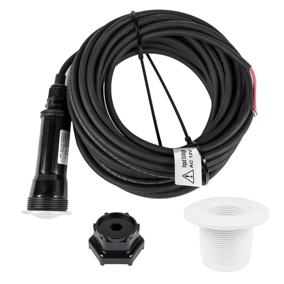 TEKKOAUTO 12V 50 ft LED RGB 1.5'' IP68 Waterproof Pool Light For Pentair GloBrite IntelliTouch