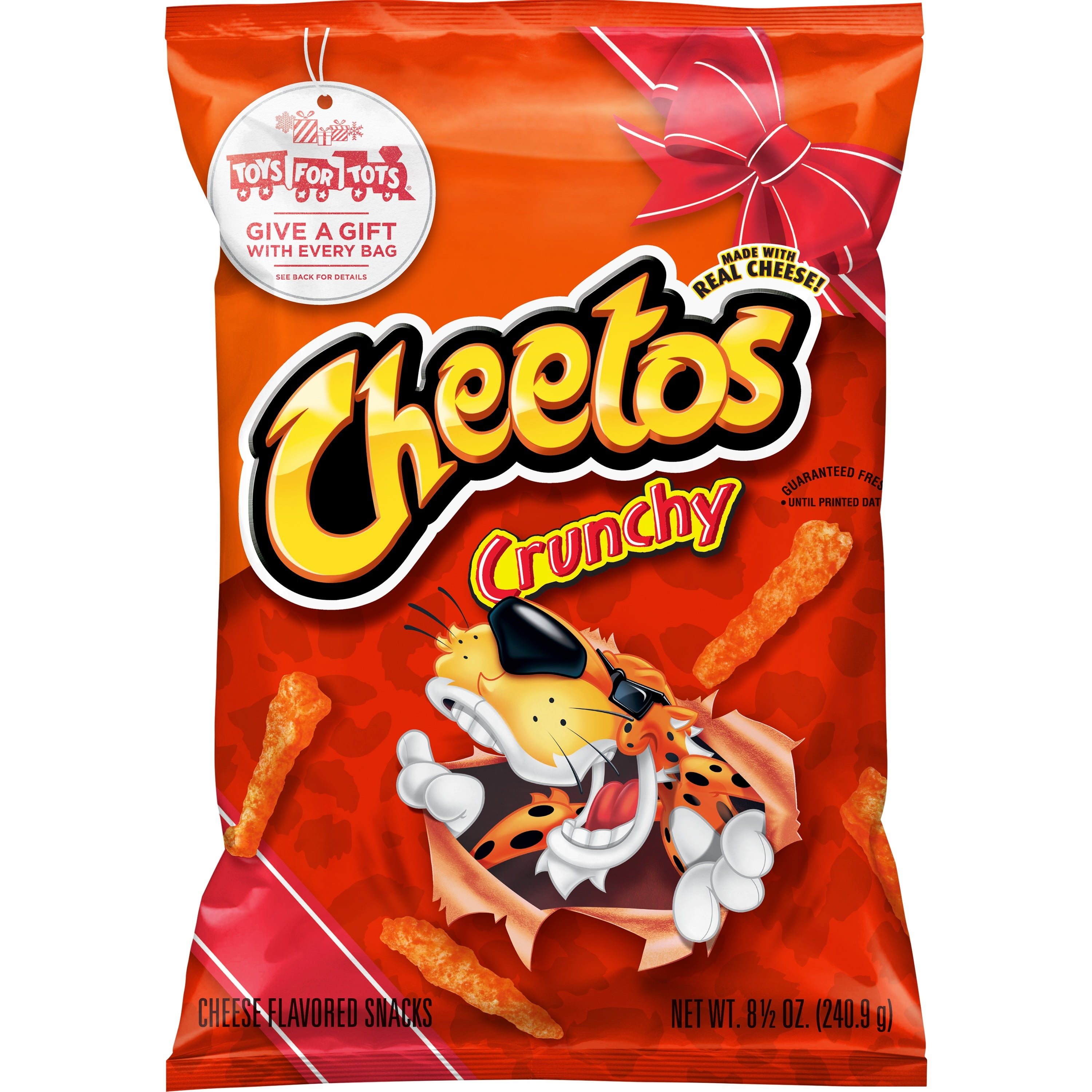 Cheetos Crunchy Cheese Flavored Snacks, 8.5 oz Bag