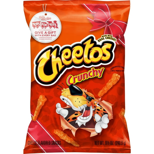 Cheetos Crunchy Cheese Flavored Snacks, 8.5 oz Bag