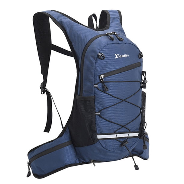 Mochila Para Acampar Mochila de poliéster para acampar Bolsa de trekking duradera para viajes de oficina (azul)
