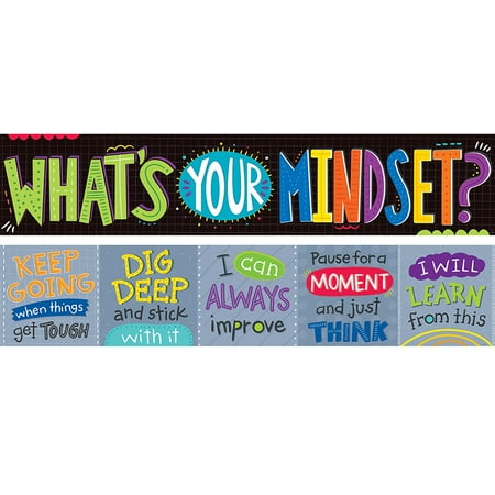 Left Side Banner - WHATS YOUR MINDSET 2 SIDED BANNER