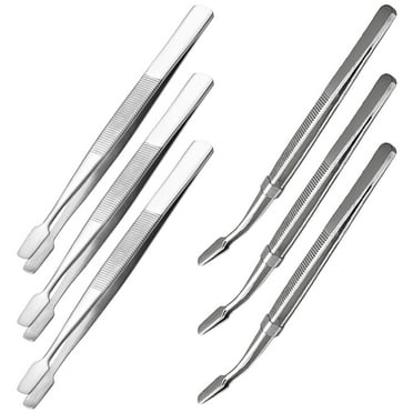 6 Pcs Stamp Tweezers Sticker Stickers Applicator Eyelash Fake Tongs Hobby Work