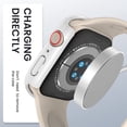 thumbnail image 2 of [2 Pack] Étui Compatible pour Apple Watch Series 7, Étui Rigide PC Protection Pare-Chocs Accessoires pour iwatch Femmes Hommes (Starlight+Starlight, pour Apple Watch 7 41mm), 2 of 5