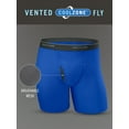 thumbnail image 3 of Fruit of the Loom Men's CoolZone Fly Stripe and Solid Boxer Briefs, 5 Pack, 3 of 6