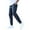 Blue, variant on Men's Loose Casual Pants Straight Fit for Summer with Breathable Fabric and Relaxed Jogger Style L Size Blue