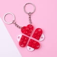thumbnail image 4 of Couple Heart Keychain Set Brick Heart Keychain For Boyfriend Girlfriend Xmas Gifts, 4 of 4