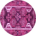 thumbnail image 1 of Ahgly Company Indoor Round Persian Pink Traditional Area Rugs, 5' Round, 1 of 4