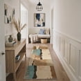 thumbnail image 2 of GENIMO 2'x3' Entryway Rug, Machine Washable Non Slip Low Pile Area Rug for Front Door Kitchen Bathroom, Clean Minimalist, Muted Earth, 2 of 6