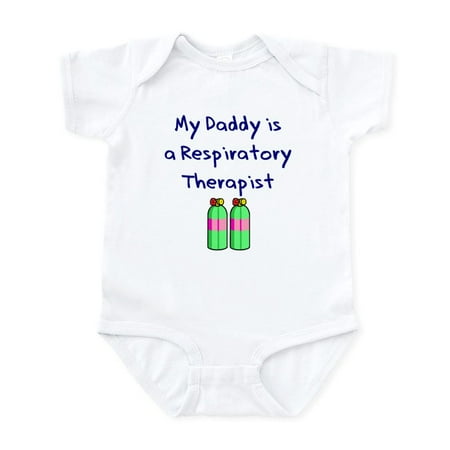 

CafePress - My Daddy Is A Respiratory The Infant Bodysuit - Baby Light Bodysuit Size Newborn - 24 Months