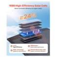 thumbnail image 4 of 200W Foldable Solar Panel, High-Efficiency Monocrystalline Portable Solar Charger with MC4, USB-A/C & DC Ports, IP67 Waterproof for Camping, RV, Hiking, Power Stations, 4 of 9