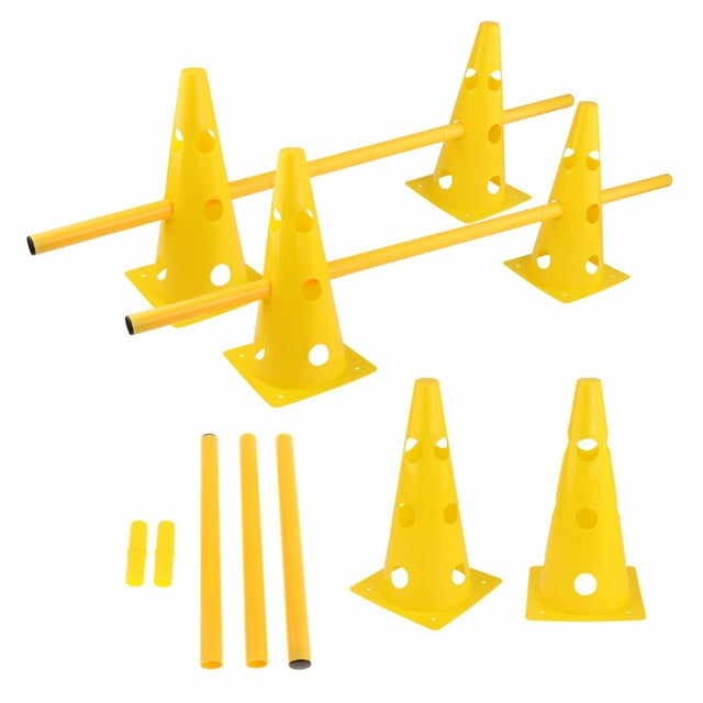 S SERENABLE Dog Agility Hurdle Cone Set Equipment for Exercise Jumps Competition 23CM