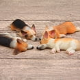 thumbnail image 5 of Lindo estilo Serie Sleepless Súper lindo Pequeño Corgi Modelo Chai Perro Hecho a mano DIY Refrigerador Pegatina Muñeca Pegatina magnética, 5 of 5