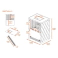 thumbnail image 7 of New Age Pet® ECOFLEX® Cozy Critter Hamster Villa, Two Level Small Animal Habitat, 7 of 7