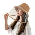 thumbnail image 2 of Women's Two-ways Bucket Hat Protective Sun Hat with Removable Clear Visor, 2 of 2
