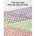 thumbnail image 5 of Yawlsow 4 Pairs Pilates Socks with Grip for Woman, Breathable Cross-Strap Design, Non-Slip Yoga Socks for Barre, Ballet, Workout, Hospital, 5 of 6