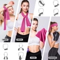 thumbnail image 3 of Toalla refrigerante CADONO de microfibra de 40 x 30 cm para yoga, deporte, gimnasio, 3 of 7