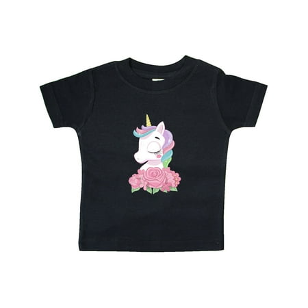

Inktastic Unicorn Roses Gift Baby Boy or Baby Girl T-Shirt