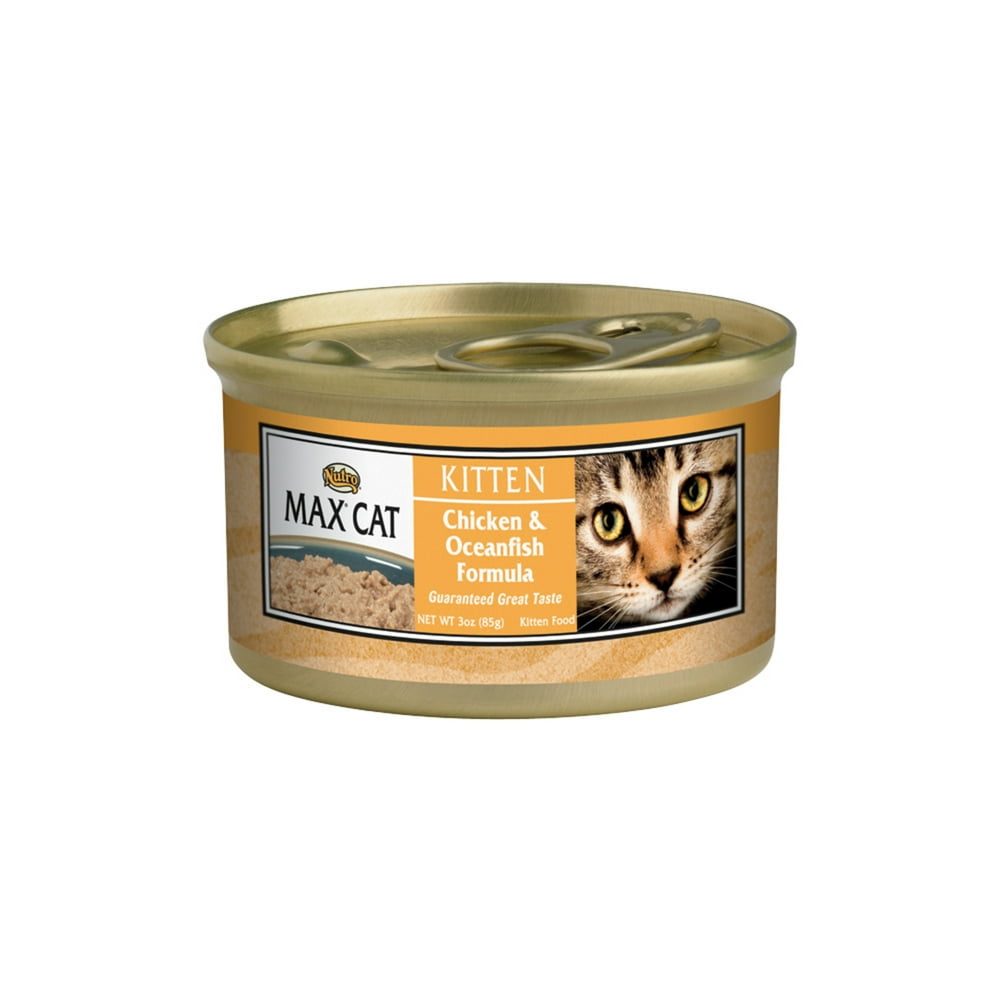 Nutro Max Cat Kitten Chicken And Oceanfish Formula Canned Cat Food 3