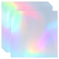 thumbnail image 1 of Uxcell 12"x12" Holographic Cardstock, 20 Pack Metallic Iridescent Mirror Paper Foil Board Reflective Sheets, Style 1, 1 of 6