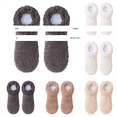 thumbnail image 3 of Goodw7 Fuzzy Socks for Women, Double Layer Fleece Cuff Floor Socks with Thick Brushed Lining, Warm Cozy Home Slipper Socks for Winter Indoor Lounging, 3 of 6