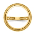 thumbnail image 4 of 14K Yellow Gold Ring Band Themed Holds 1 10oz American Eagle coin Product does not include, 4 of 8