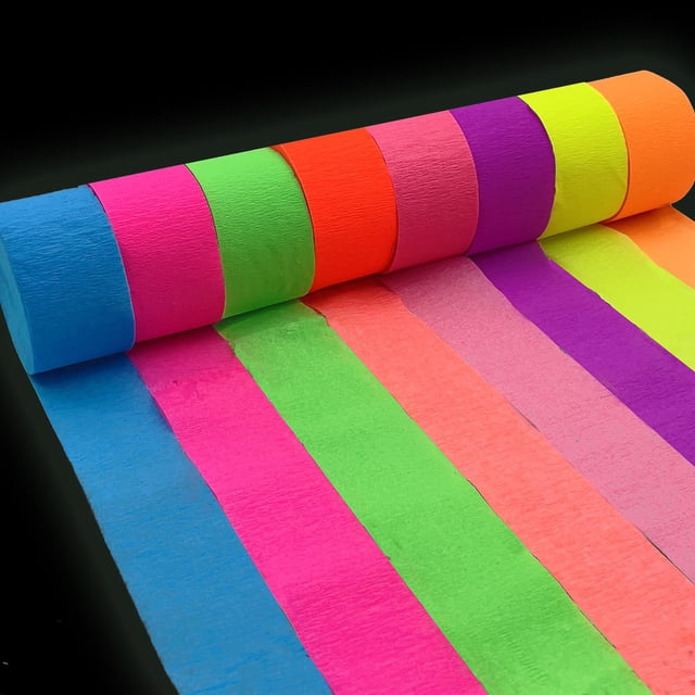 Decoraciones con serpentinas para fiestas MFLUEEWR, 16 rollos de 1760 pies