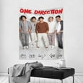 thumbnail image 5 of One Direction Tapestry Wall Hanging Wall Decor Wall Art Tapestry Home Decoration For Bedroom, Living Room, Dorm 60x80 Inch, 5 of 7