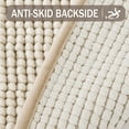 thumbnail image 5 of Exclusivo Mezcla Bathroom Rugs Mat 20x30, Extra Soft Absorbent Chenille Bath Rugs Mat, Quick Dry, Machine Washable Bath Mats for Bathroom Floor, Shower, Home Decor, Ivory, 5 of 10