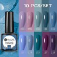 thumbnail image 2 of A 03New Beauty Glazed Matte Palette Sombra de ojos 9 colores Impermeable Duradero Shimmer Makeup Pallete Make Up Cosmetic Maquillage Tslm1 esquí esquí Gafas de esquí, 2 of 5