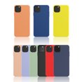 thumbnail image 2 of TORUBIA For iPhone 11 6.1 Inch Back Case Slim Fit Soft TPU Phone Case Built-in Velvet Material Anti-Scratch Protective Cover,Full Body Protection Liquid Silicone (Coral orange), 2 of 8