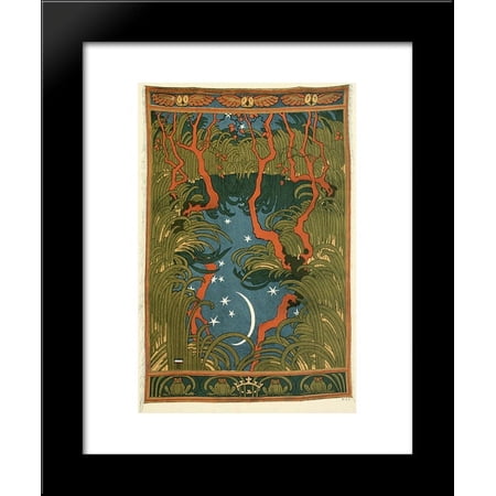 Waldteich 20x24 Framed Art Print by Otto Eckmann