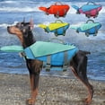 thumbnail image 2 of Reflective Dog Life Suit with Lift Handle High Buoyancy Floatations Swim Vest for Small to Large Dog Swimming Boatings, 2 of 12