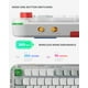 thumbnail image 2 of Teclado Mecánico Inalámbrico Nuphy Kick75 Perfil Bajo Plata, 2 of 9