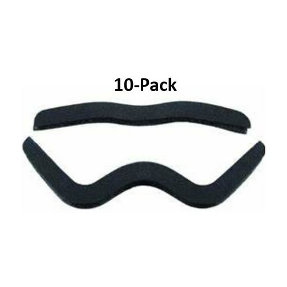 Empire Paintball Helix Goggle Mask Foam Replacement Kit, 10 Pack, Black, Standard Size