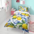 thumbnail image 4 of Lemon Duvet Cover and Pillowcase Set for Single Bedding, Bedroom Accessories for Kids Teens, 4 of 5
