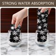 thumbnail image 4 of 2 Pcs Funny Kitchen Towels,Black Christmas Snowflake Pattern Microfiber Dish Towels,Kitchen Tea Towels,Kitchen Towel Set (18" X 26"), 4 of 7